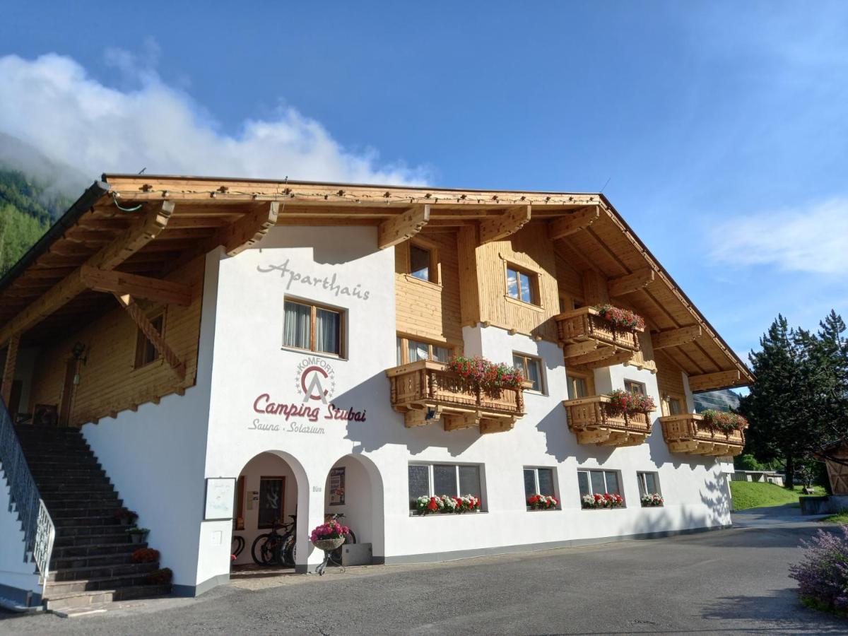 Aparthaus Camping Stubai Apartment Neustift im Stubaital Bagian luar foto