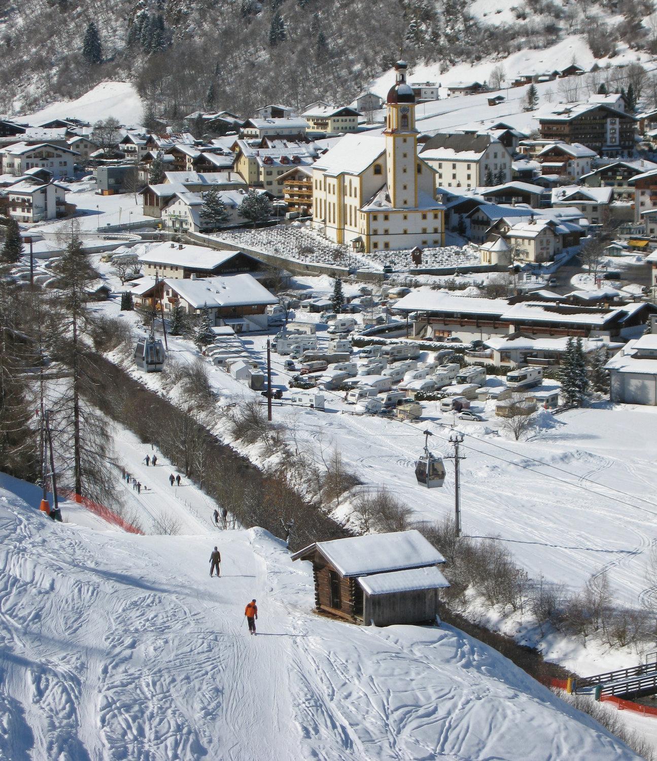 Aparthaus Camping Stubai Neustift im Stubaital Bagian luar foto
